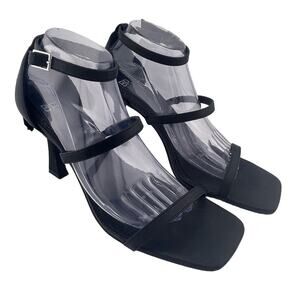 Preloved BP Black Strappy Heel Sandal Size 6M